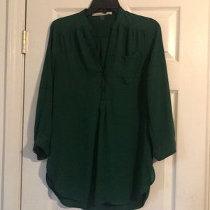 Green blouse